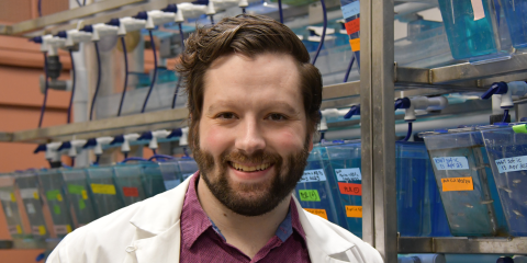 Alex Seaver, Ph.D. candidate in the Cell and Molecular Program at Lehigh University