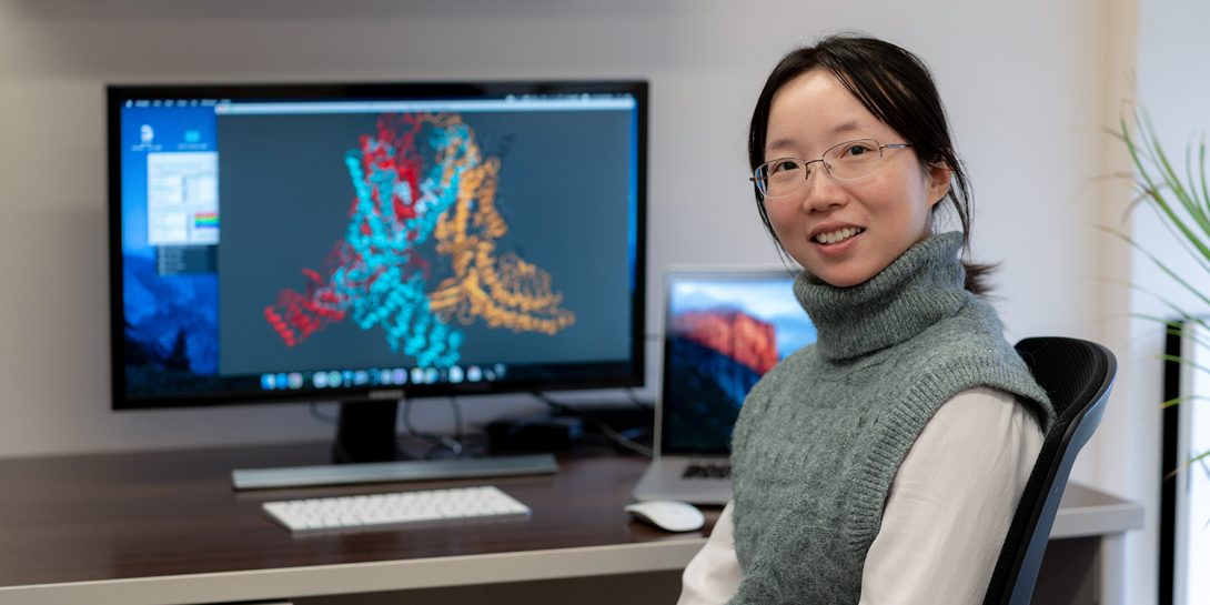 Shasha Feng, Ph.D. student in Lehigh's biochemistry program